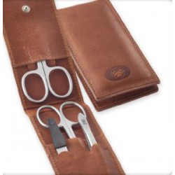 Etui manucure brun  - Dovo