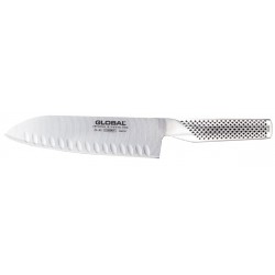 Couteau Santoku à lame alvéolée 18cm- G80 - Global