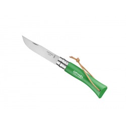 Couteau de poche baroudeur vert prairie inox n°7 Opinel