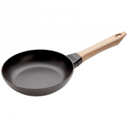 Poêle en fonte manche en bois 20cm- Staub