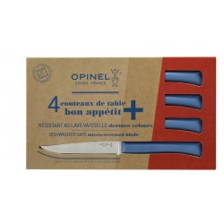 Coffret de 4 couteaux de table Bon Appetit Bleu - Opinel