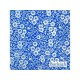 Serviettes lunch fleurs calico blue - IHR
