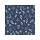 Serviettes lunch fleurs tilda blue -IHR