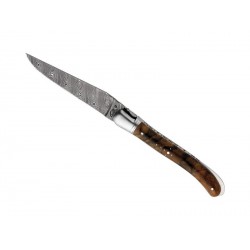 Couteau de poche Laguiole Nature Fontenille-Pataud, damas,  12cm noyer