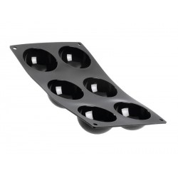 Moule 1/2 sphère 7cm silicone - De Buyer