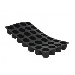 Moule de 28 mini canelés bordelais MOUL FLEX, silicone - De buyer