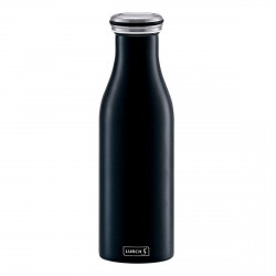 Bouteille isotherme double paroi 500ml noir - Lurch