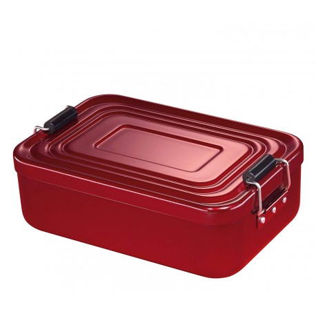Lunch Box aluminium anodisé rouge - Küchenprofi