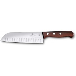 Couteau Santoku à lame alvéolée 17cm Rosewood - Victorinox