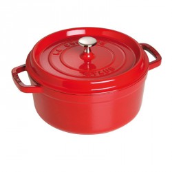 Cocotte ronde Ø26cm cerise  - Staub