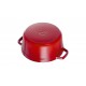 Cocotte ronde Ø26cm cerise - Staub