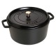 Cocotte en fonte ronde Ø24cm noire  - Staub