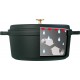 Cocotte en fonte ronde Ø24cm noire  - Staub