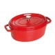 Cocotte ovale Ø31cm cerise  - Staub