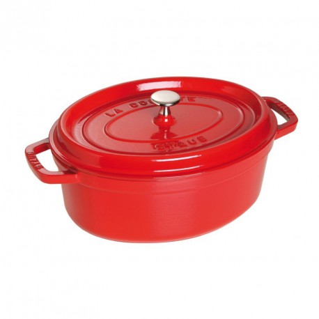 Cocotte ovale Ø37cm cerise  - Staub