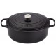 Cocotte ovale Ø33cm noire  - Le Creuset