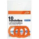 Set de 10 joints 70mm pour bocaux en verre - Le Parfait