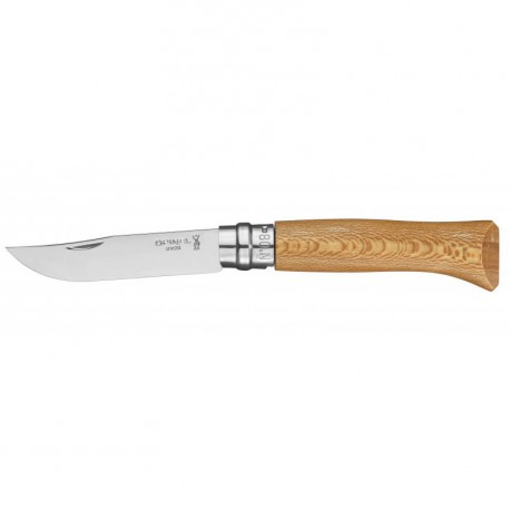Couteau de poche classique inox n°08 manche platane - Opinel