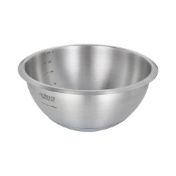 Cul de poule Inox 20cm fond siliconé - De Buyer