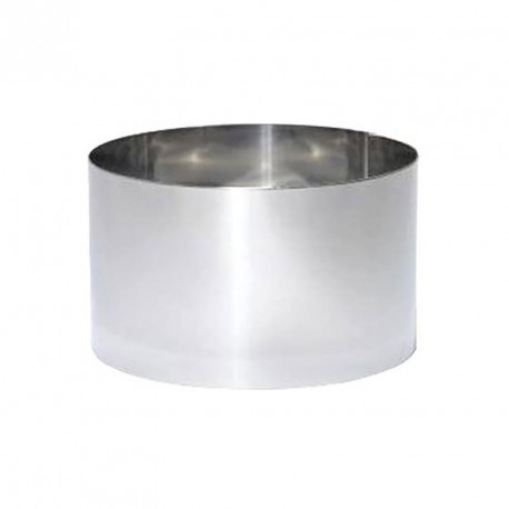 Cercle à dresser rond inox Ht 5cm - Gobel