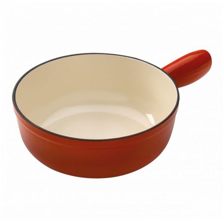 Caquelon à fondue en fonte 24 cm rouge - Kuhn Rikon