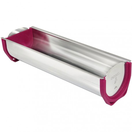 Moule à bûche inox 50cm côtés amovibles - Gobel