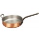 Sauteuse droite en cuivre 28cm abec anse   - Falk Culinair