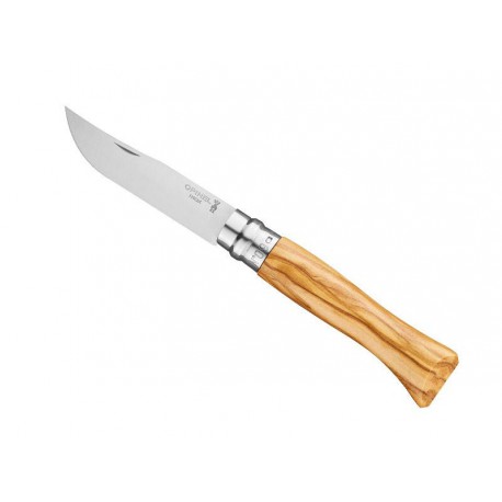 Couteau de poche classique inox n°9 manche olivier Opinel