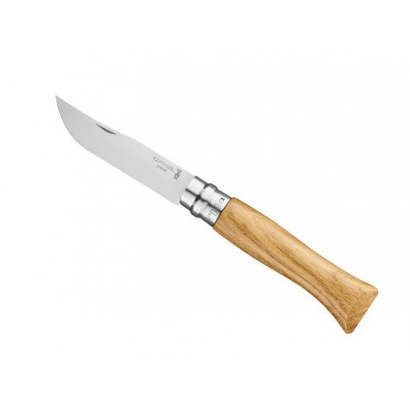 Couteau de poche classique inox n°9 manche chêne Opinel