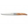 Coffret de 4 couteaux steak Laguiole Expression olivier TB
