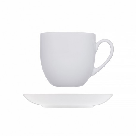 Thun 6 tasses et soucoupes porcelaine fine  Coupe 24cl