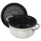 Cocotte ronde Ø26cm blanc truffe  - Staub