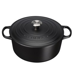 Cocotte ronde Ø28cm noire  - Le Creuset