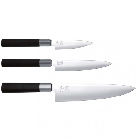 Set 3 couteaux Wasabi 67S.300 - Kai