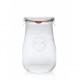 Bocaux Tulipe 1750ml - 4 pièces - avec couvercle - Weck