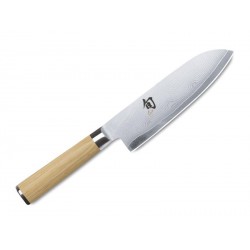 Couteau santoku 18cm damas Shun classic white - Kaï