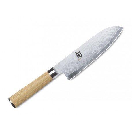 Couteau santoku 18cm damas Shun classic white - Kaï