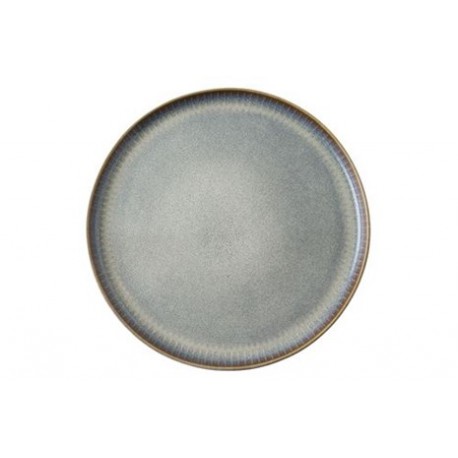 Organic sapphire gris set de 4 assiettes plates Ø 28cm - Wegter