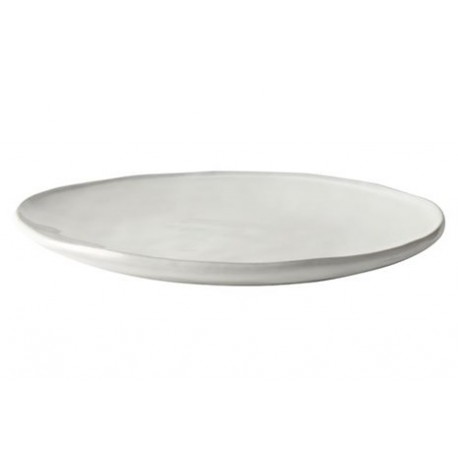 Organic blanc set de 4 assiettes plates Ø 26.5cm - Wegter