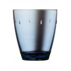 Verre à eau bleu polycarbonte Uno - Mépra