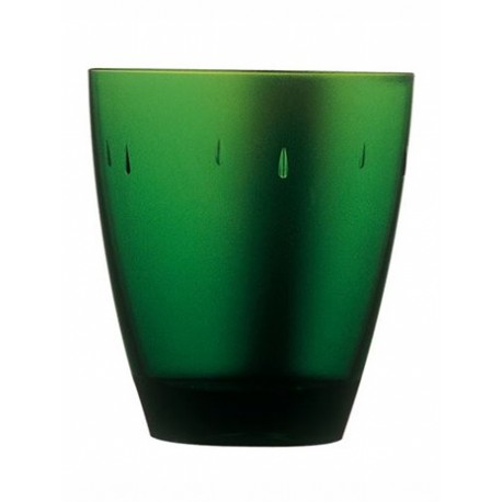 Verre à eau vert polycarbonate Uno - Mépra