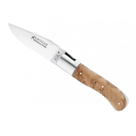 Laguiole "Gentleman" 10.5cm fait main, genévrier - Fontenille Pataud