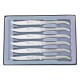 Set 6 couteaux Laguiole inox - G. David