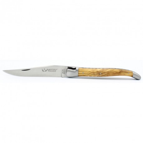 Couteau de poche Laguiole 13cm bois d'olivier - Laguiole Village