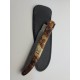 Couteau de poche Laguiole 12cm bois loupe de marronnier plein manche- Laguiole Village