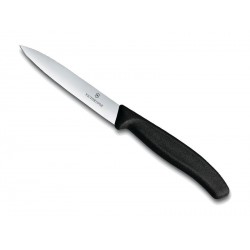 Eplucheur  lame pointue manche polypropylène noir Swiss Classic - Victorinox