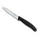 Eplucheur  lame pointue dentelée 10cm manche polypropylène noir Swiss Classic - Victorinox