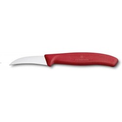 Eplucheur  lame courbée manche polypropylène rouger Swiss Classic - Victorinox