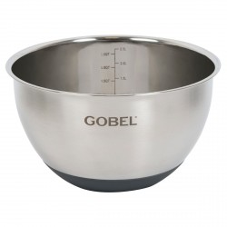 Cul de poule Inox 20cm fond silicone - Gobel