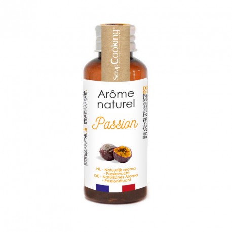 Arôme naturel liquide Fruit de la passion 40ml - ScrapCooking